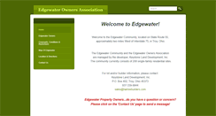 Desktop Screenshot of edgewaterownersassociation.com